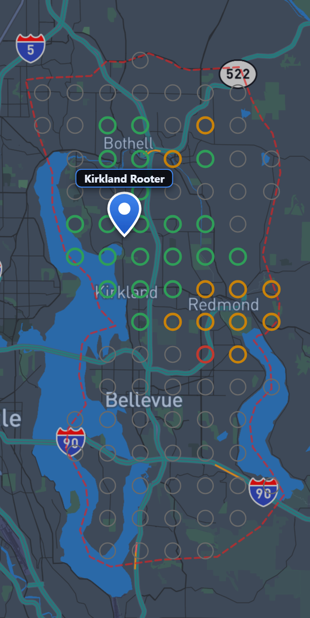 Live map scan — sewer camera inspection